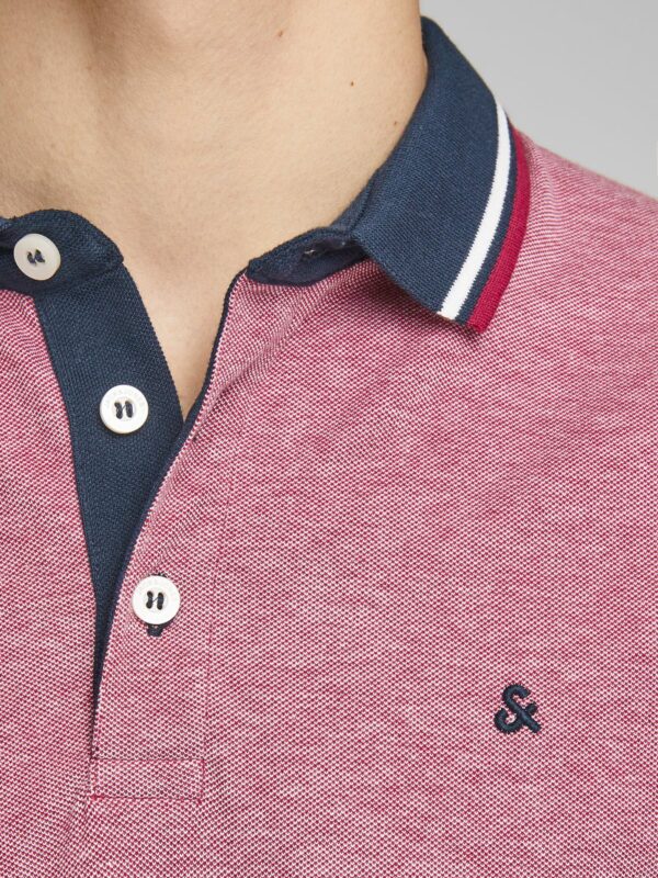 JACK AND JONES/ POLO LISO ROJO - Imagen 5