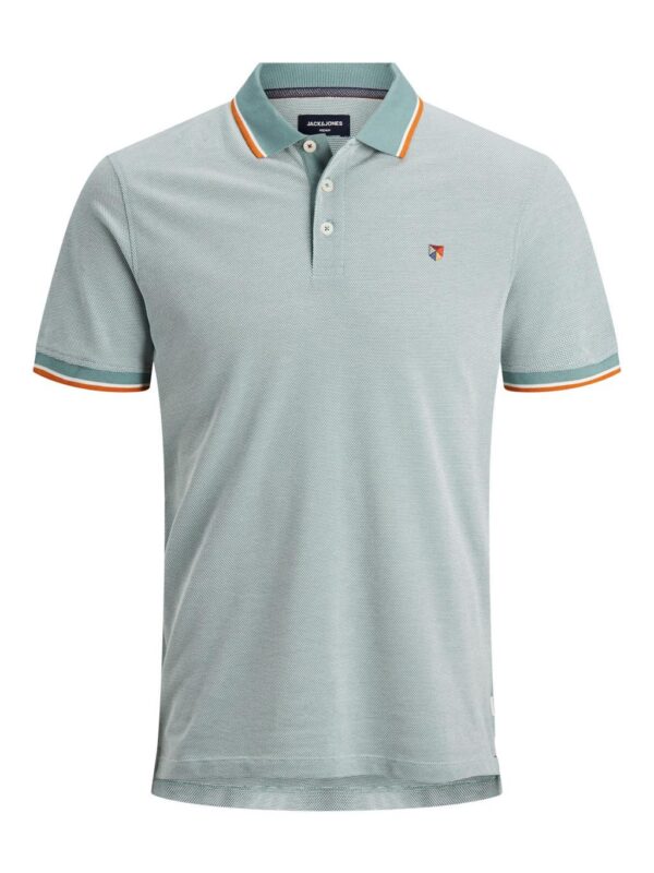 JACK AND JONES/POLO LISO EN VERDE - Imagen 9