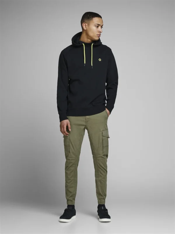 JACK AND JONES / PANTALÓN CARGO EN VERDE - Imagen 5