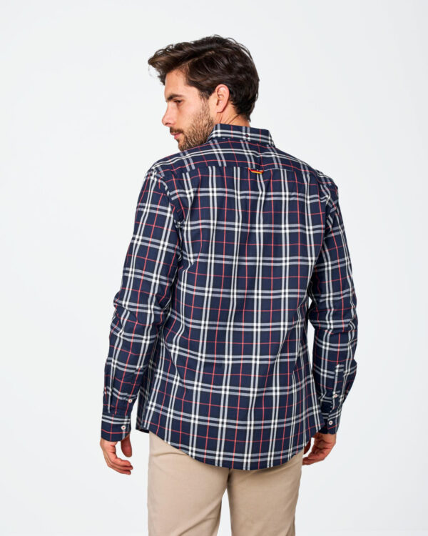 SPAGNOLO/ CAMISA OXFORD DE CUADROS - Imagen 3