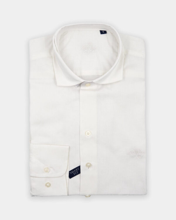 SPAGNOLO/ CAMISA DE LINO SLIM - Imagen 5