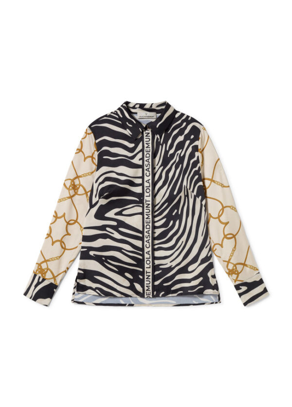 LOLA CASADEMUNT/ CAMISA ESTAMPADO ZEBRA - Imagen 2